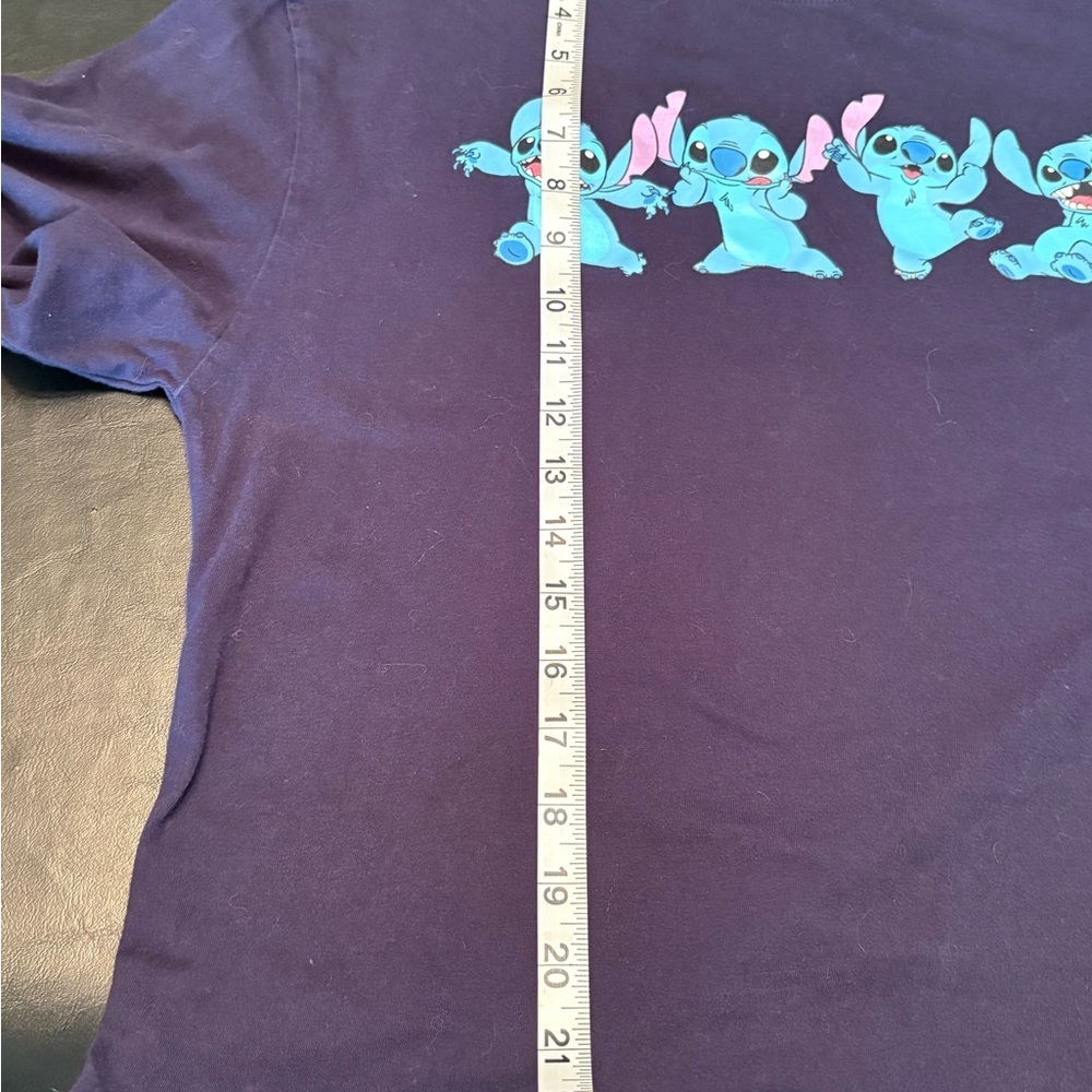 Disney Navy Blue Stitch Long Sleeve Tee - Picture 6 of 7